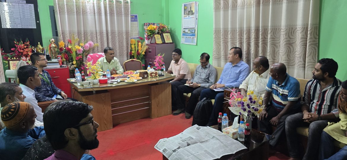 Meeting with UP members, Bishalpur, Sherpur, Bogura